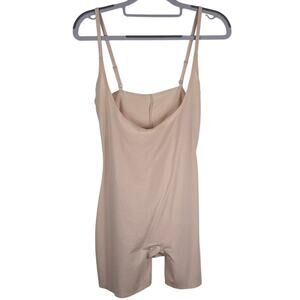 Wacoal Beige BodySuit Body Shaper Adjustable Straps Women's 7-L